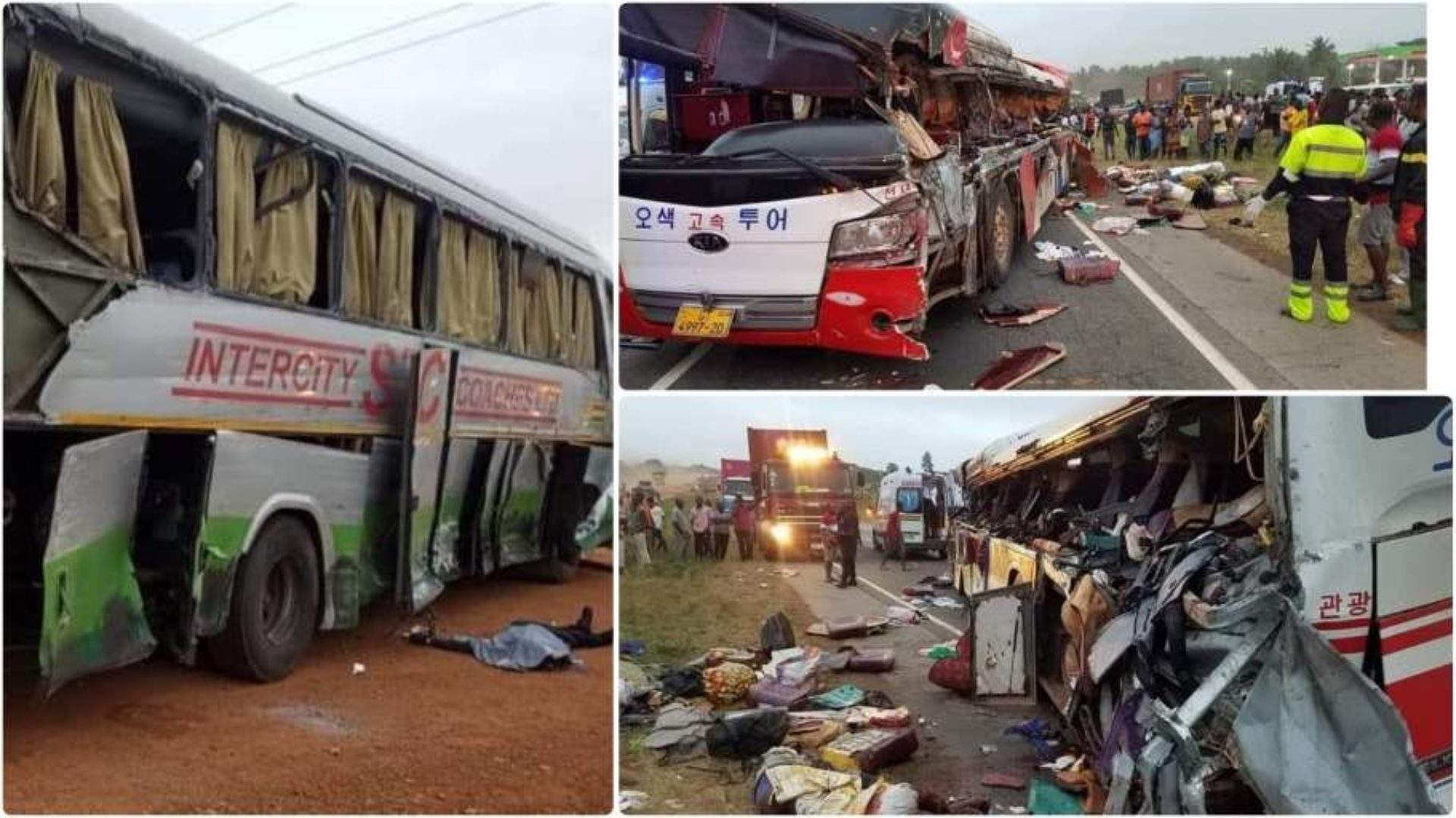 Ghana un accident de route fait 10 morts, plus de 80 blessés