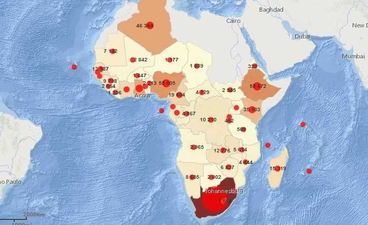 Épidémie de Coronabvirus en Afrique : 31 494 décès depuis mars