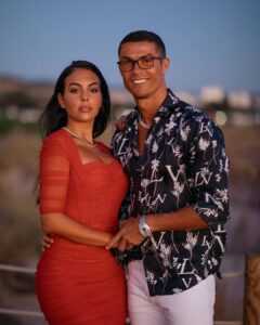 Cristiano Ronaldo and wife