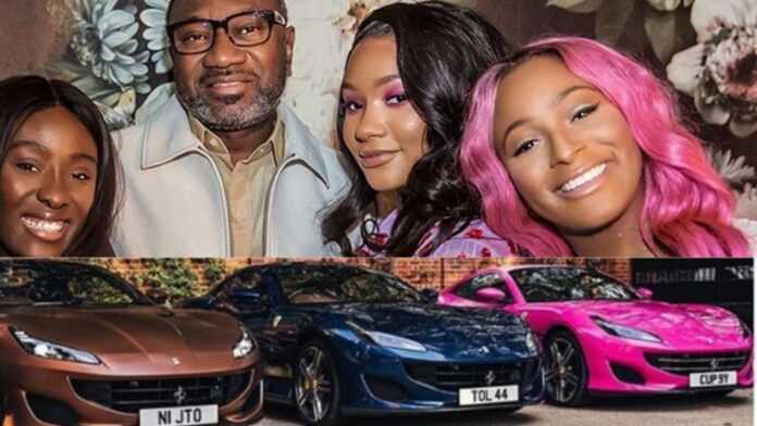 Ferrari milliardaire nigerian à ses filles