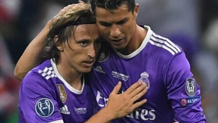 Luka Modric et Cristiano Ronaldo