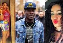 Asamoah Gyan et sa compagne aux funérailles de la mère de Paintsil Asamoah Gyan et sa compagne aux funérailles de la mère de Paintsil