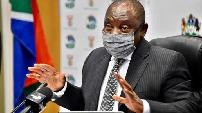 Le Président sud-africain, Cyril Ramaphosa