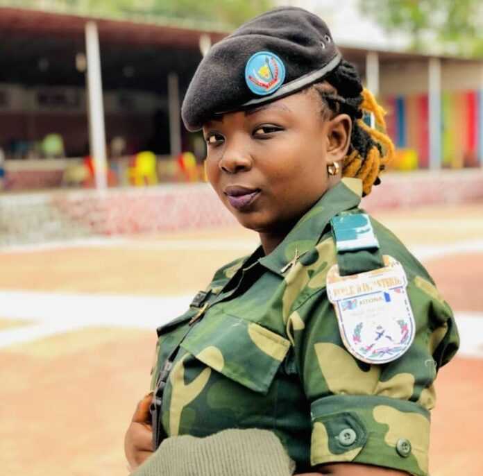 RDC femme militaire