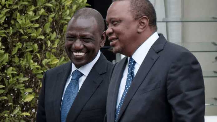 William Ruto et Uhuru Kenyatta