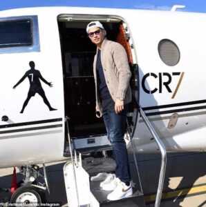 Ronaldo avion