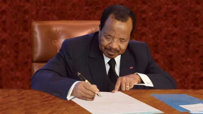 Le Président du Cameroun, Paul Biya