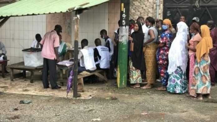 Bureau de vote Guinée