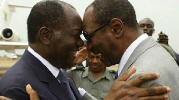 Alassane Ouattara et Alpha Condé