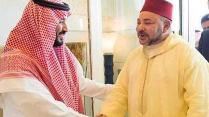 Mohamed Ben Salmane et le roi Mohammed VI