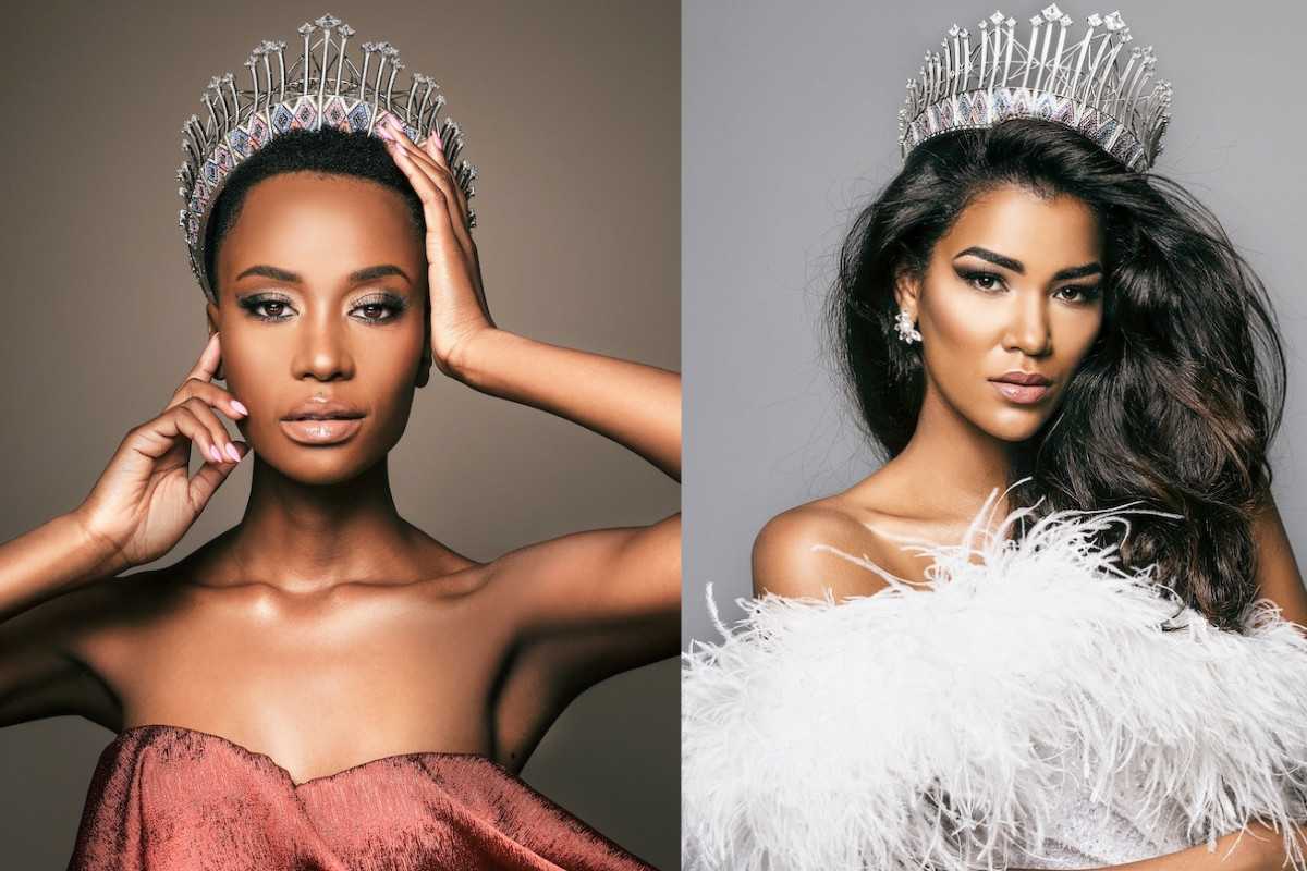 Zozibini Tunzi et Miss SA Sasha-Lee Olivier se retrouvent enfin !