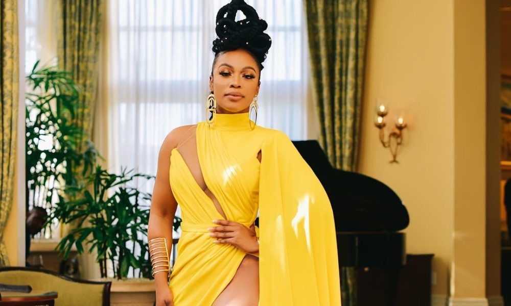 2Nomzamo Mbatha Opted For 4 Head Turning Gowns To Host The Miss SA 2020 Pageant 1000x600