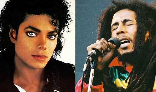 Michael Jackson et Bob Marley