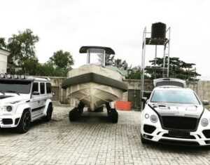 Obafemi martins flashes his n176m yacht n87m bentley and n35m g wagon 2