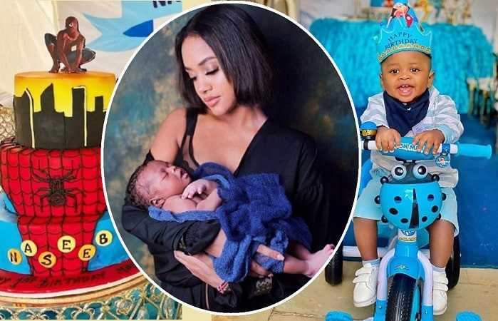 Tanasha Donna and Diamond Platnumz s son Naseeb turns 1 min