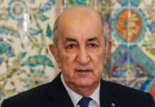 Le Président algérien, Abdelmadjid Tebboune