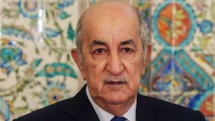 Le Président algérien, Abdelmadjid Tebboune