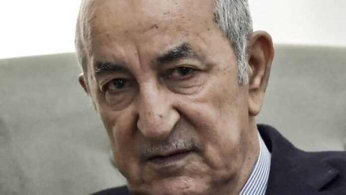 Le Président algérien Abdelmadjid Tebboune