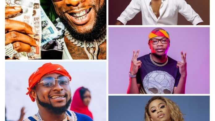 Top 5 africain 2020 : Master KG, Sha Sha, Davido, Burna Boy et Wizkid