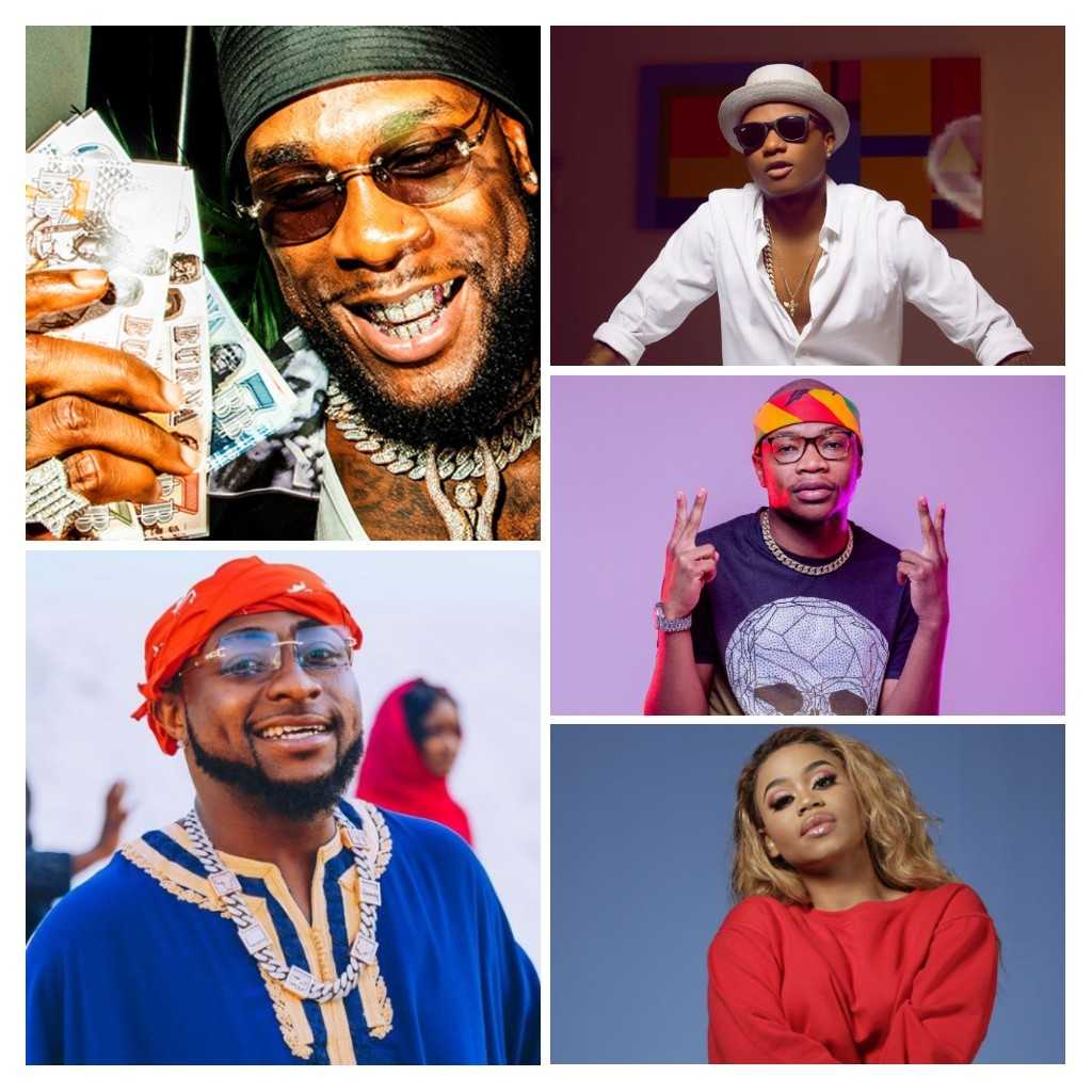 Top 5 africain 2020 : Master KG, Sha Sha, Davido, Burna Boy et Wizkid