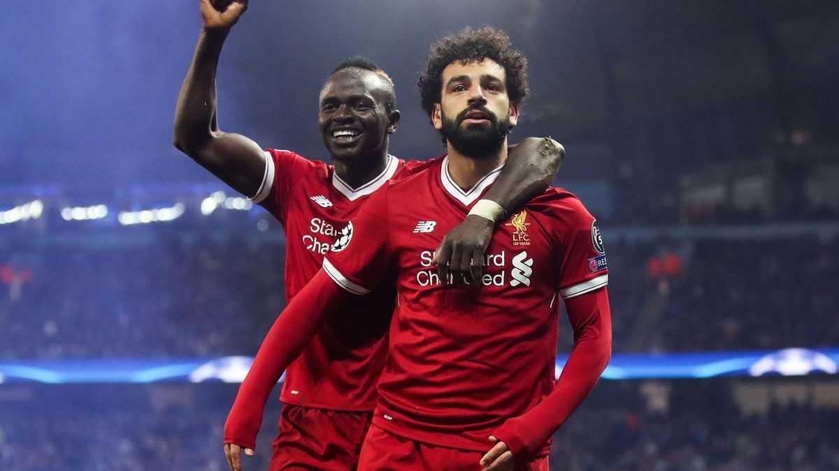 Sadio Mané et Mohamed Salah