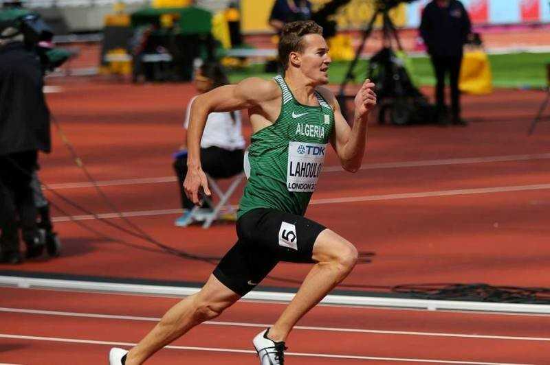 Athlétisme : l'Algérien Abdelmalik Lahoulou se prépare aux USA