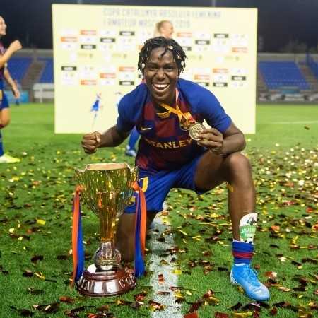 Asisat Oshoala of Barcelona Copa Catalunya 2(1)