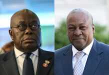 Ghana : Akufo-Addo et John Mahama au coude-à-coude