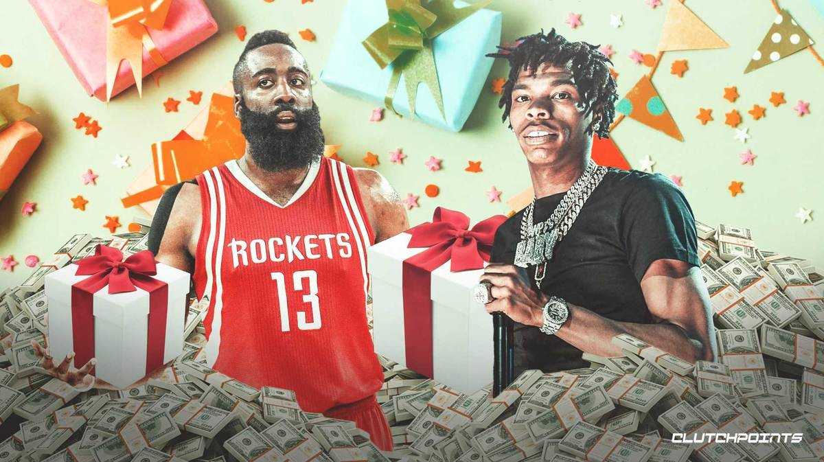 James Harden gâte le rappeur Lil Baby