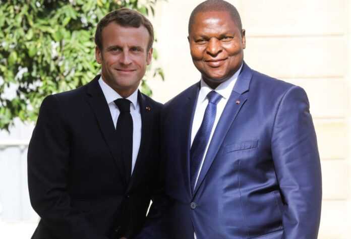Macron et Touadéra