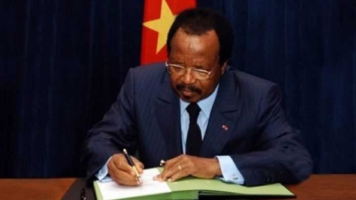 Le Président du Cameroun, Paul Biya