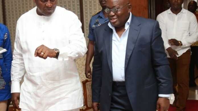 John Mahama et Nana Addo