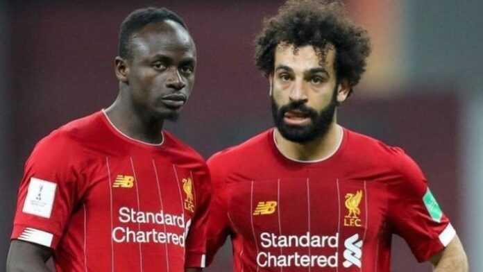 Sadio Mané et Mohamed Salah