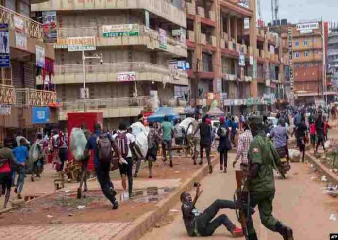 Uganda-repression-manifestation