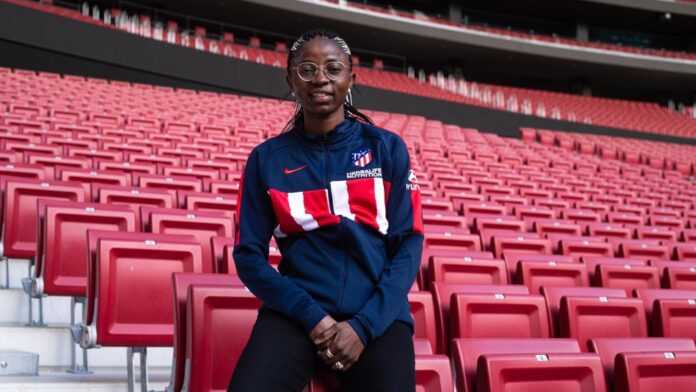 Ajara Njoya à l'Atlético