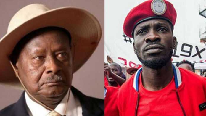 Museveni et Bobi Wine