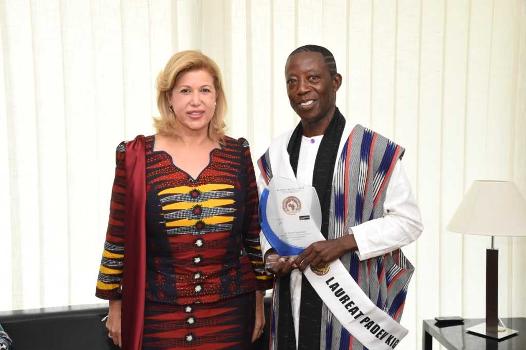 Mamadou et Dominique Ouattara