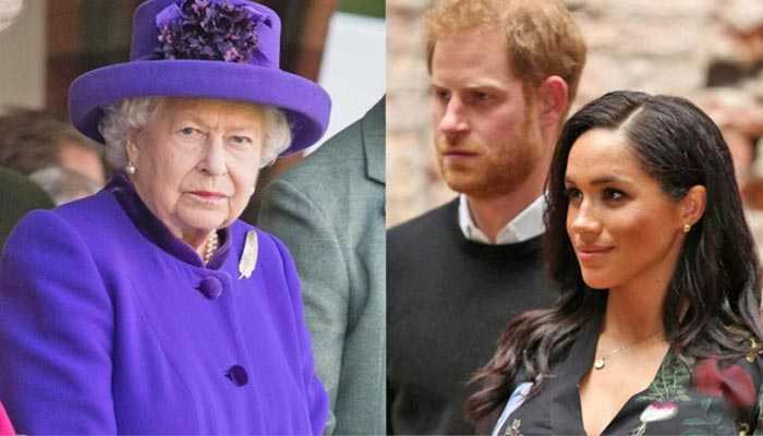 Reine Elizabeth, Meghan Markle et le prince Harry