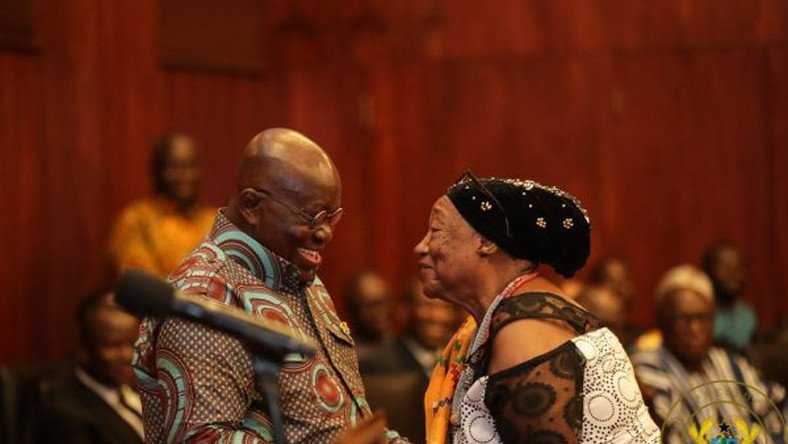 Rita Marley et le Président du Ghana, Nana Akufo-Addo