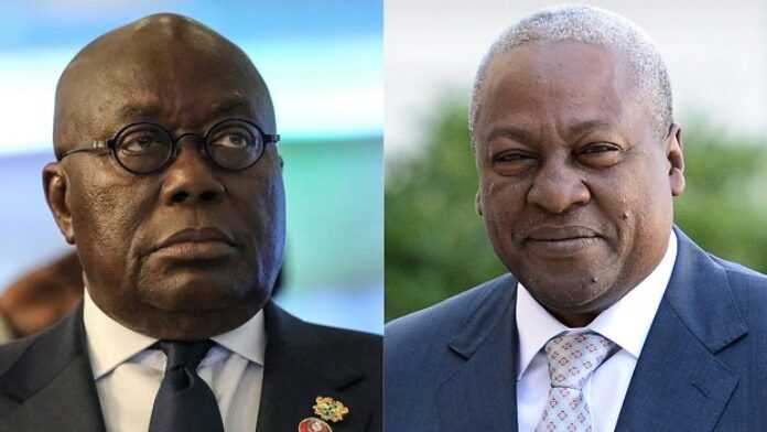 Nana Akufo-Addo et John Mahama