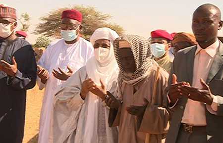 Visite du PM Brigi Rafini à Tchombangou