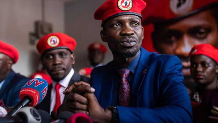 Bobi Wine et ses partisans