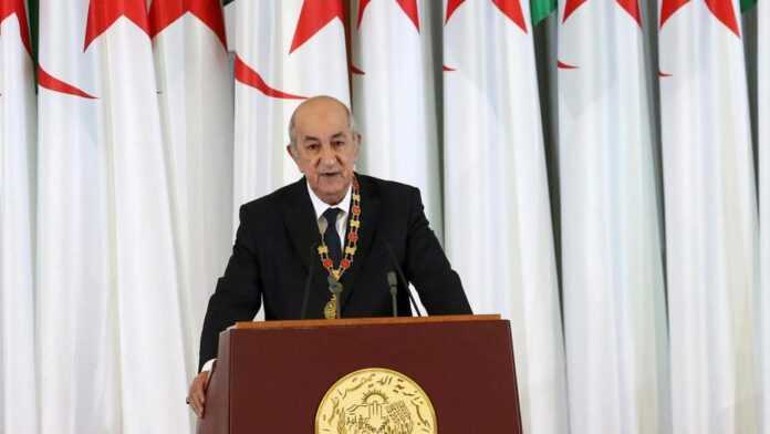 Le Président algérien, Abdelmadjid Tebboune