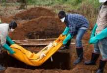 Enterrement d'une personne morte d'Ebola