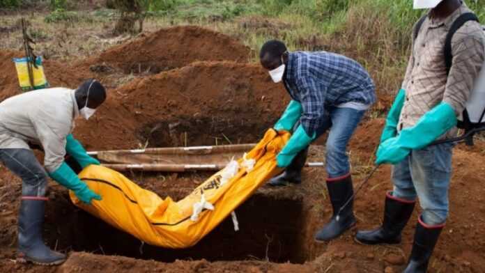 Enterrement d'une personne morte d'Ebola