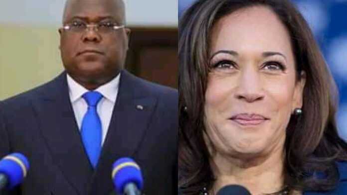 Félix Tshisekedi et Kamala Harris