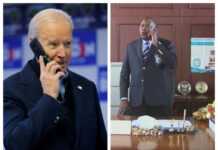 Uhuru Kenyatta et Joe Biden
