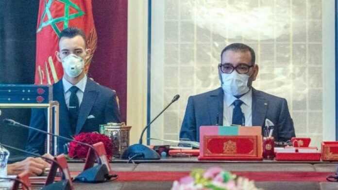 Le prince Moulay El Hassan et le roi Mohammed VI