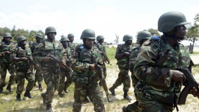 Des soldats sénégalais