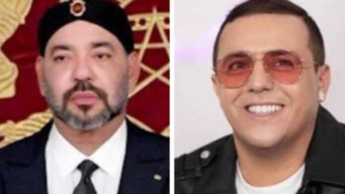 Mohammed VI et Faudel Belloua